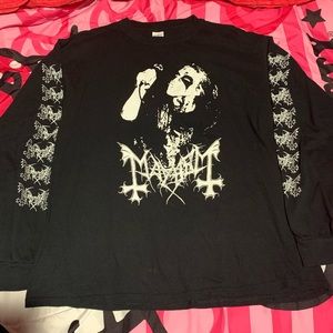 🖤Mayhem Black Metal Long Sleeve T-Shirt